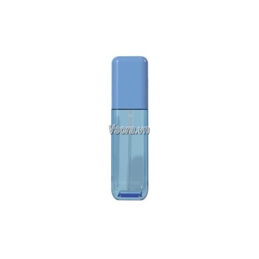 Chai nước hoa, xịt tóc PET 120ml trong suốt hình vuông S101-009-120