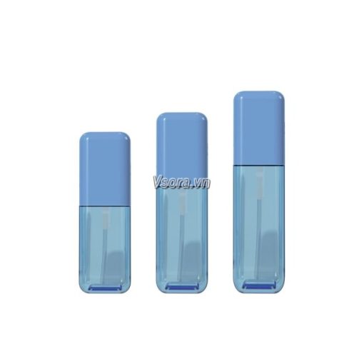 Chai nước hoa, xịt tóc PET trong suốt hình vuông S101-009