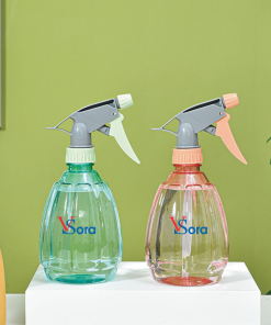 Chai xịt tưới nước 500ml trong suốt S22-001-500 màu cam, hồng
