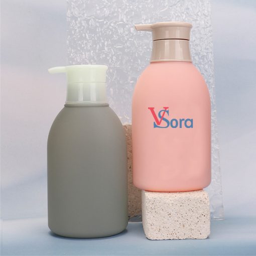Chai sữa tắm hình bầu dục HDPE 500ml S3-003-500