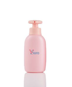 Chai nhựa PE đựng dầu gội màu hồng 280ml S22-001-280