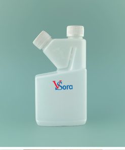 Chai nhựa HDPE 500ml cổ đôi bình nhựa kết hợp miệng đôi S22-001